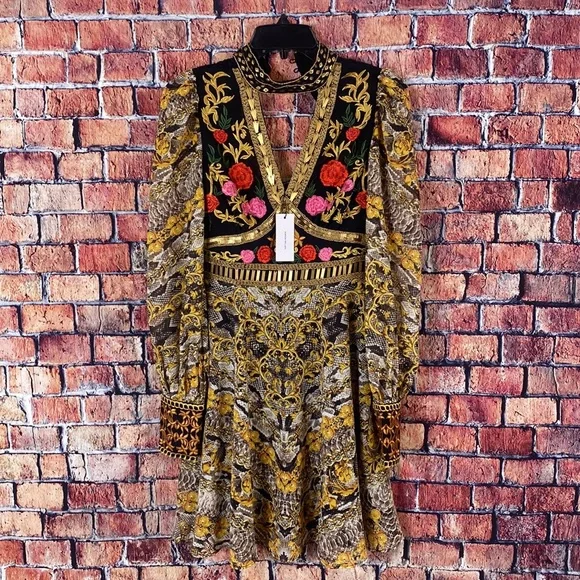 Karen Millen | Dresses | Karen Millen Baroque Embroidered And Bead Woven Mini  Dress | Poshmark